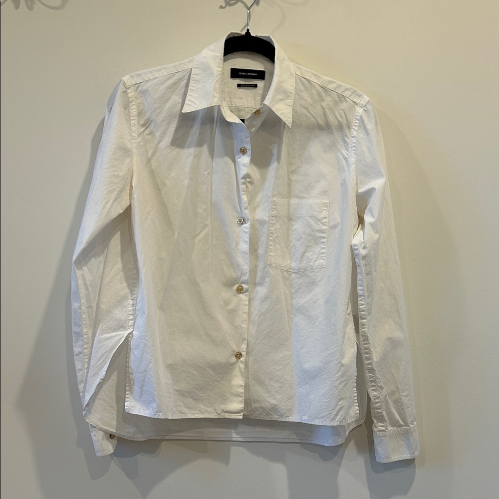 Isabel Marant White Button Down Sz 36/S